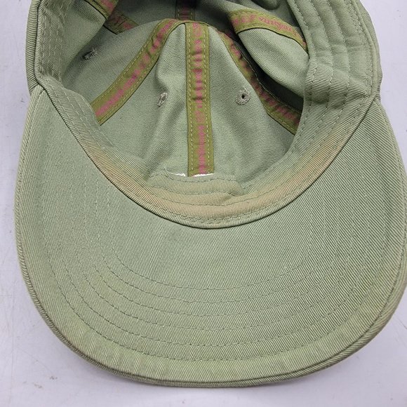 Vineyard Vines Hat Baseball Strapback Cap Green Pink Adult Whale Logo